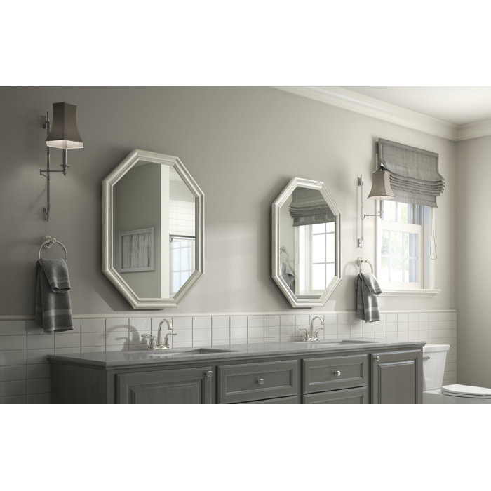 Delta Octagonal Modern and Contemporary Bathroom/Vanity Mirror Wayfair